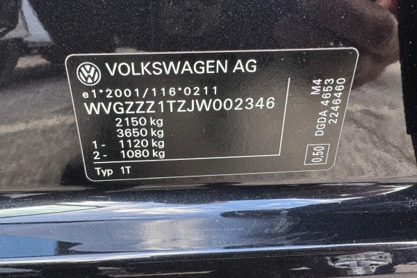 VW TOURAN 1.6 TDI, Ručni mjenjač 6 brzina.Registriran do 6/2026