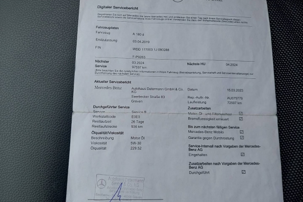 Mercedes-Benz A-180 Diesel,Automatic.