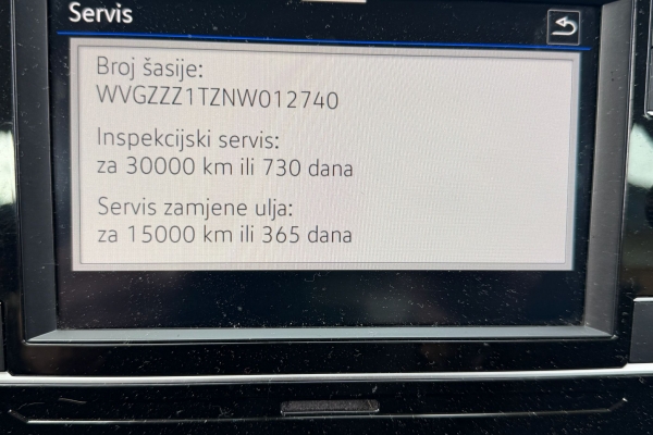 VW Touran 2.0 TDI,150 ks,Basic,R.Mjenjač,u PDV-u.